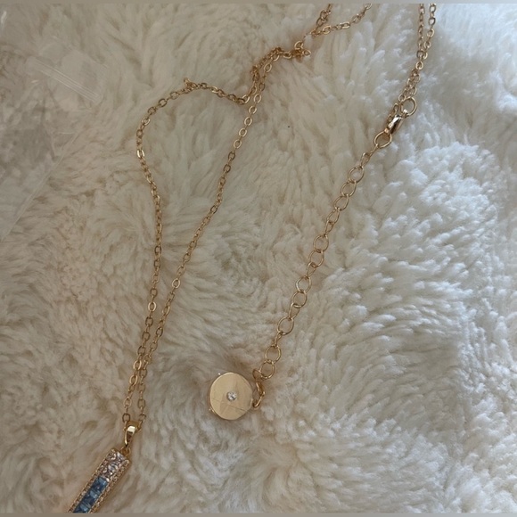 NWT VINCE CAMUTO Blue Ombre CZ Necklace - Picture 4 of 6